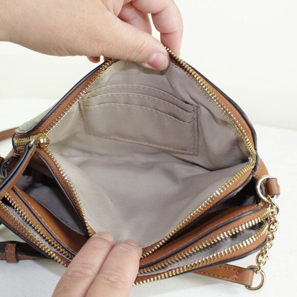 Nine West - Penny Mini Camera Crossbody Bag - Floral - Picture 9 of 10